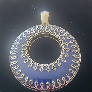 Ladies' reversible necklace pendent